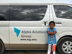 AAG Van with a smiling kid