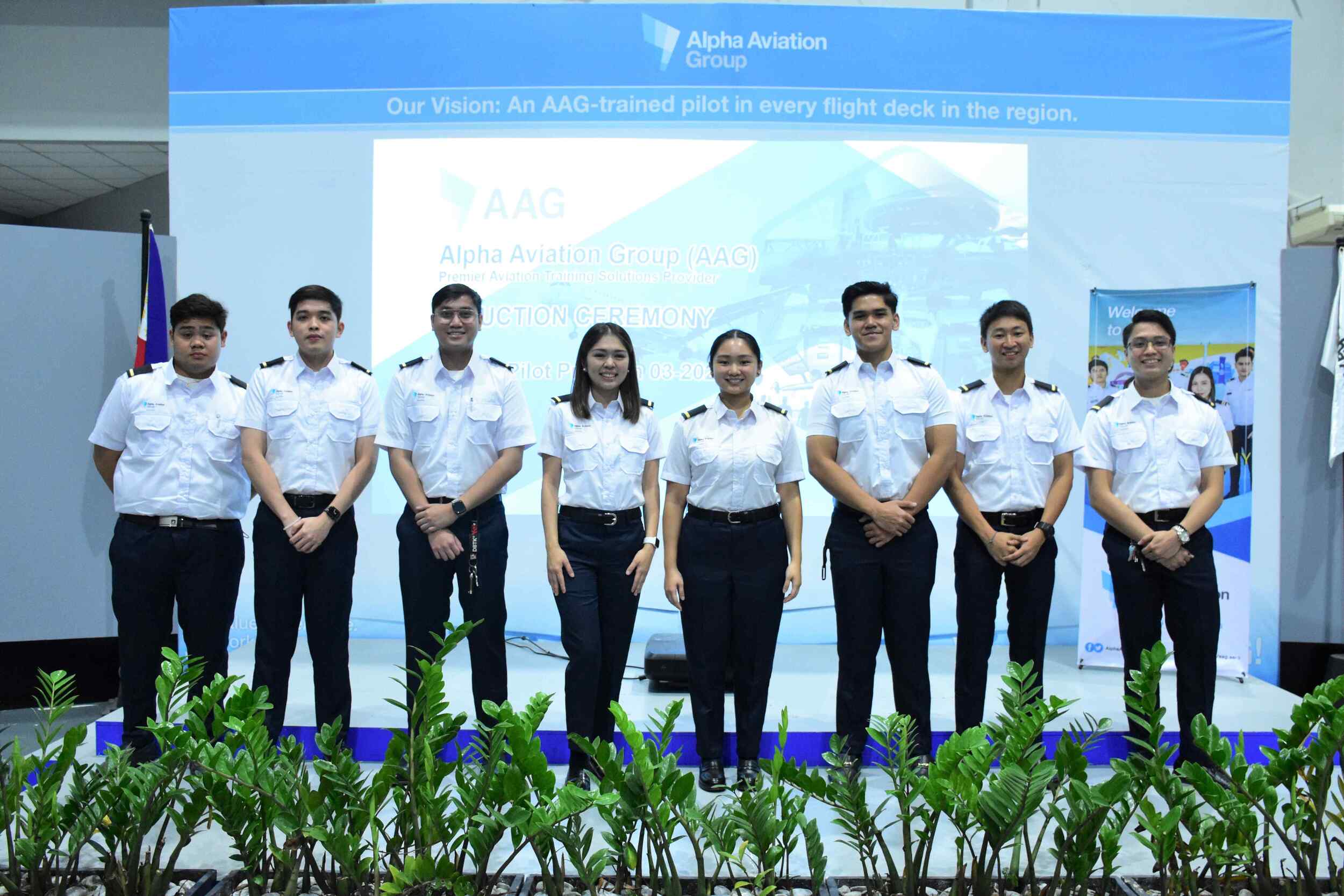 8 new cadet pilots