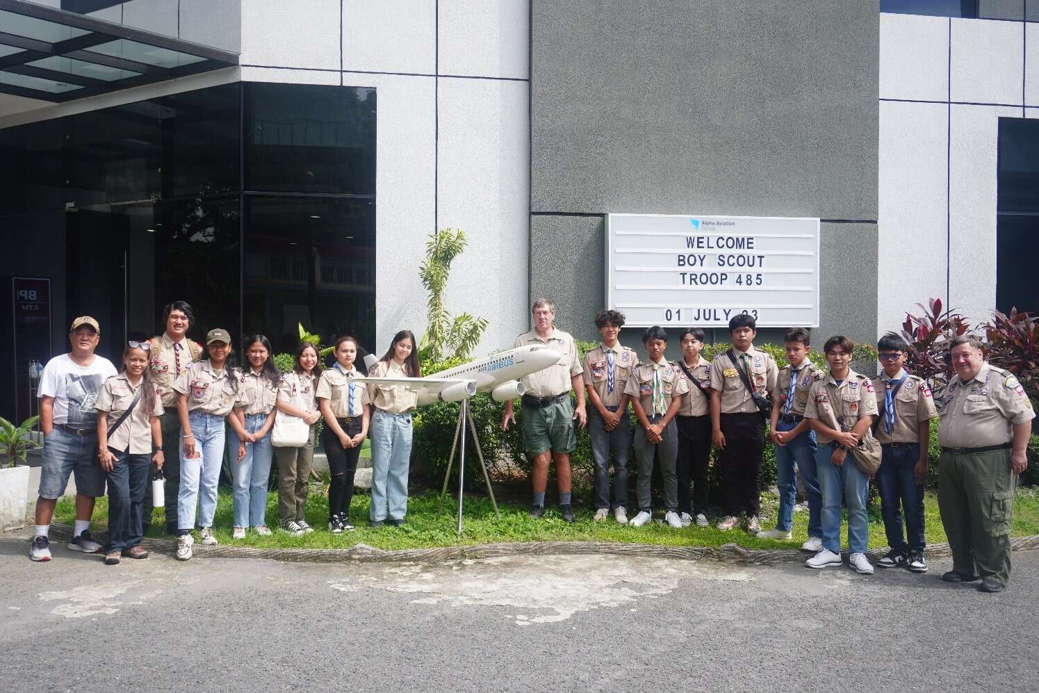 Boy Scouts visit AAG Philippines