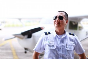 Personality is equally important as skills and knowledge in airline training.
