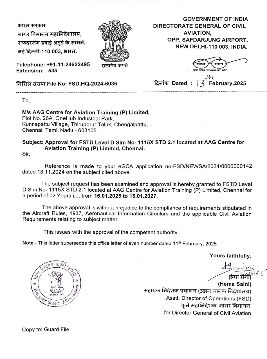 ACAT FFS 1115X APPROVAL VALID TILL 15.01.2027 copy