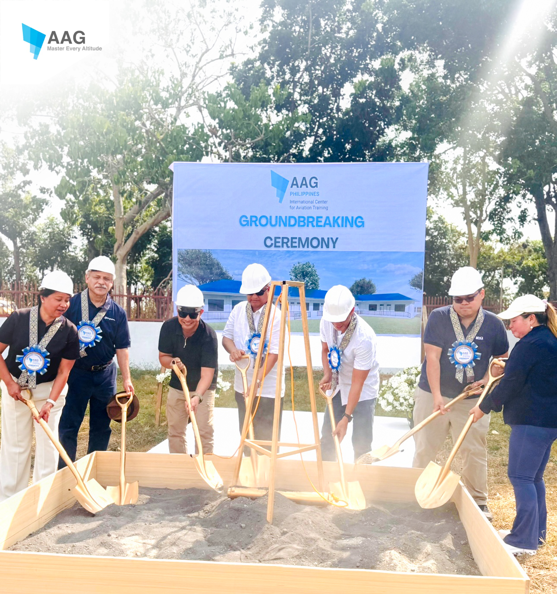 Groundbreaking ceremony for AAG Central, Bantayan Island, Cebu